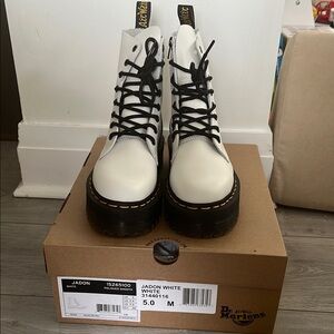 Dr. Martens Women's White Boots